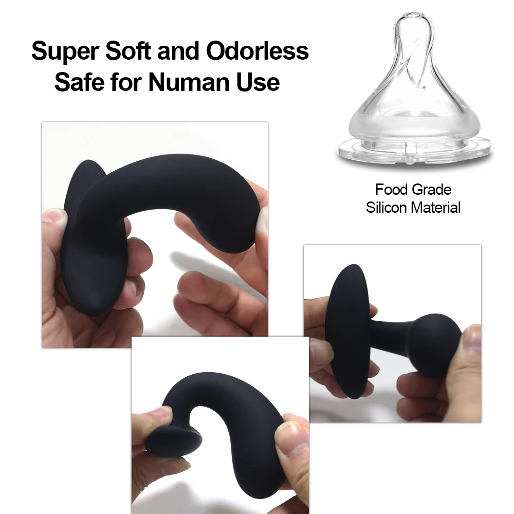 Set of 3 Silicone Anal Plug Vibrators Set of 3 Silicone Anal Plug Vibrators