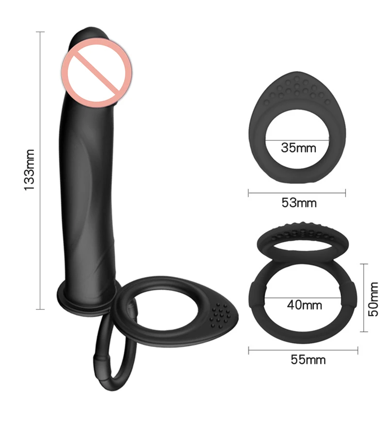 Double Penetration Strap On Dildo