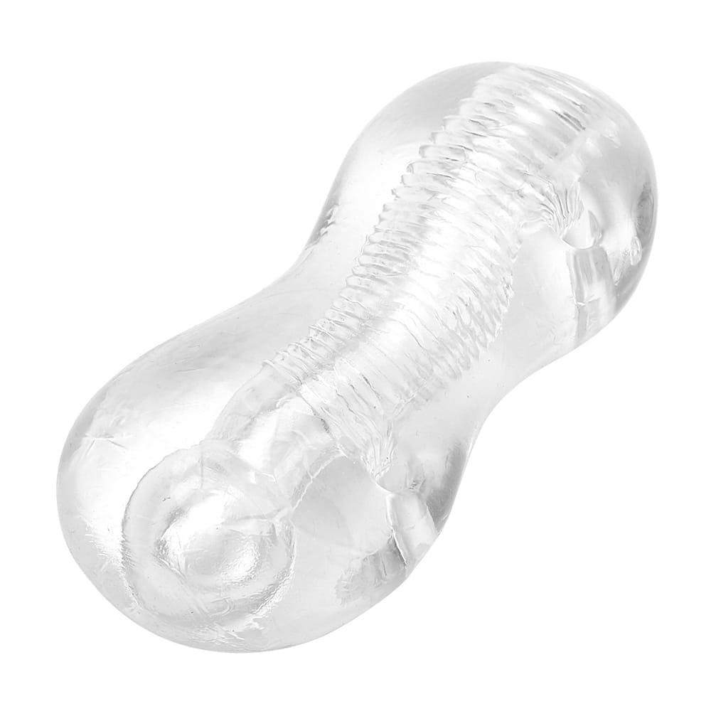 Convenient Ergonomic Transparent Soft Plastic Masturbator Convenient Ergonomic Transparent Soft Plastic Masturbator