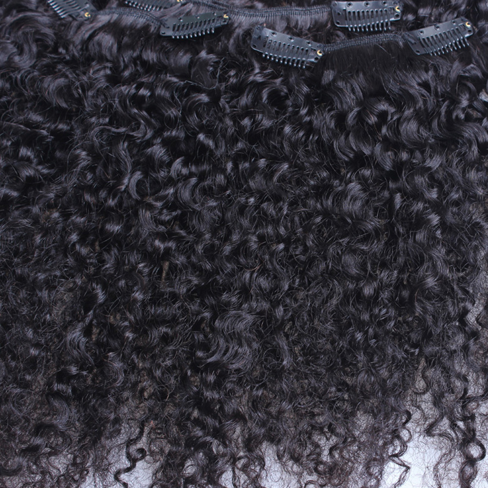 Women's Curly Clip Hair Extensions Set 7 Pcs