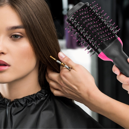 Hot Hair Brush 4 In 1 Hair Dryer Volumizer Brush Dryer Comb For - Image 7