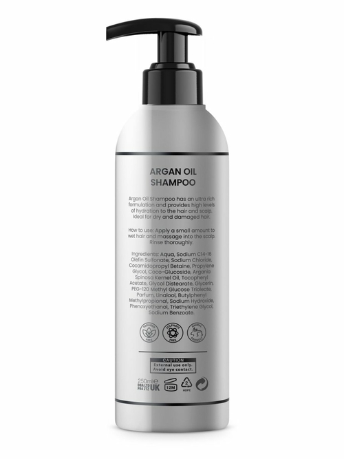 MANBON - Moisturising Argan Oil Shampoo - 250ml - Image 2