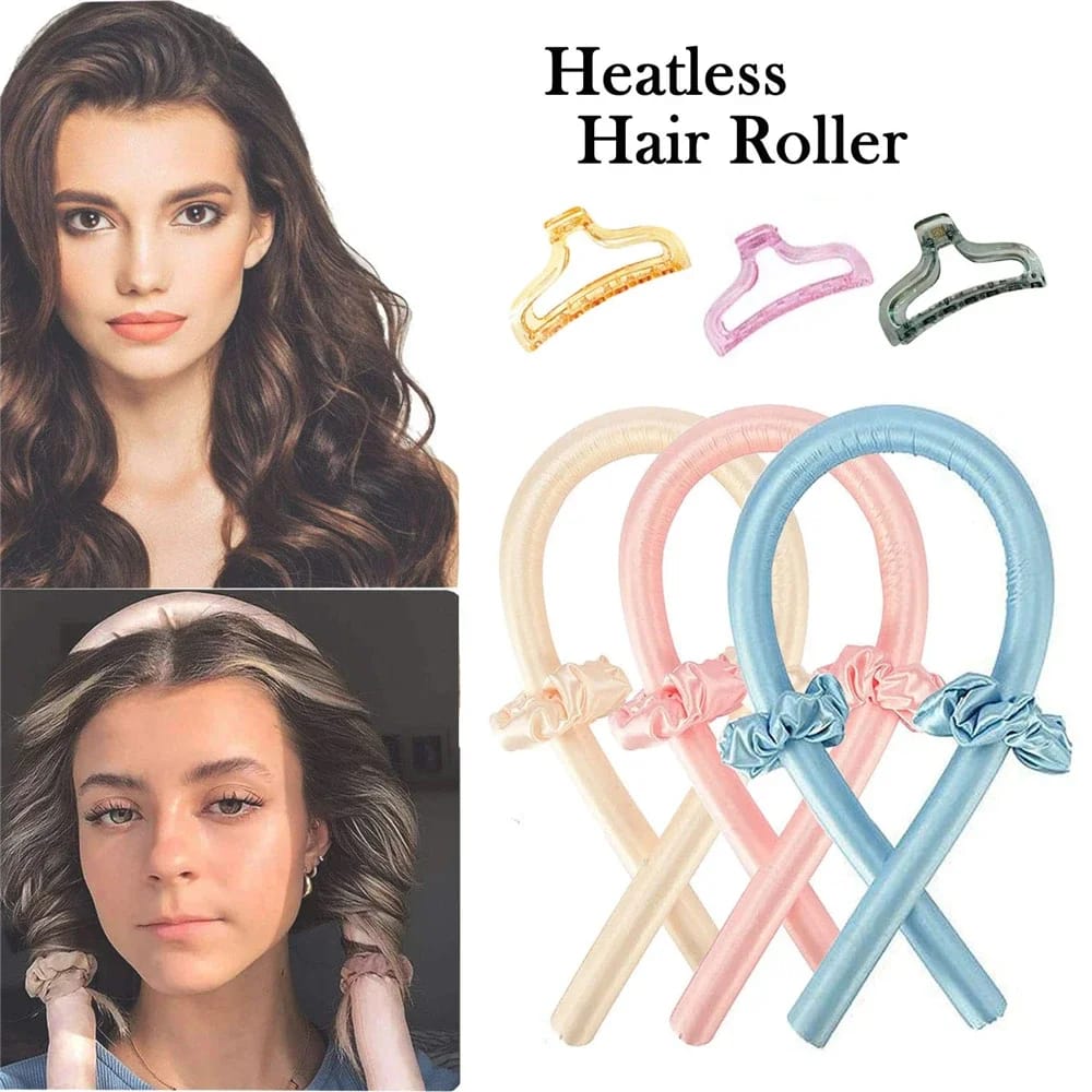 Heatless Curling Rod Headband No Heat Silk Curls Ribbon Hair Rollers Sleeping Soft Headband Lazy Hair Curlers Hair Styling Tools Heatless Curling Rod Headband No Heat Silk Curls Ribbon Hair Rollers Sleeping Soft Headband Lazy Hair Curlers Hair Styling Tools