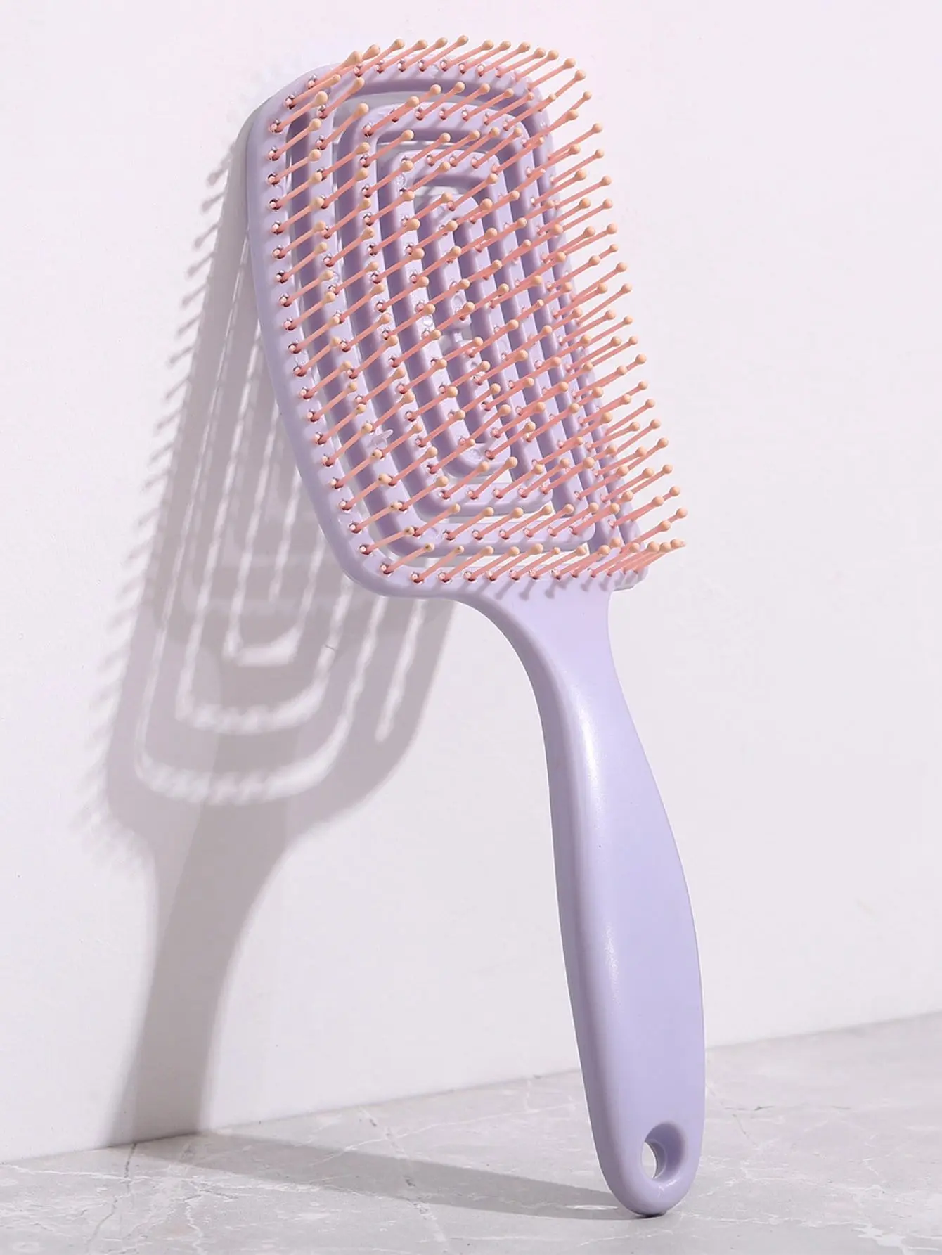 1Pcs Elastic Massage Comb Hollow Out Hair Brush Scalp Massage Combs Hair Styling Detangler Fast Blow Drying Detangling Tool