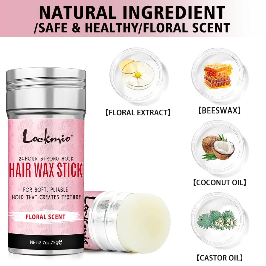 Professional Anti-Frizz Wax for Women: Straightening Pomade to Control Loose Hair and Natural Wigs - Image 6