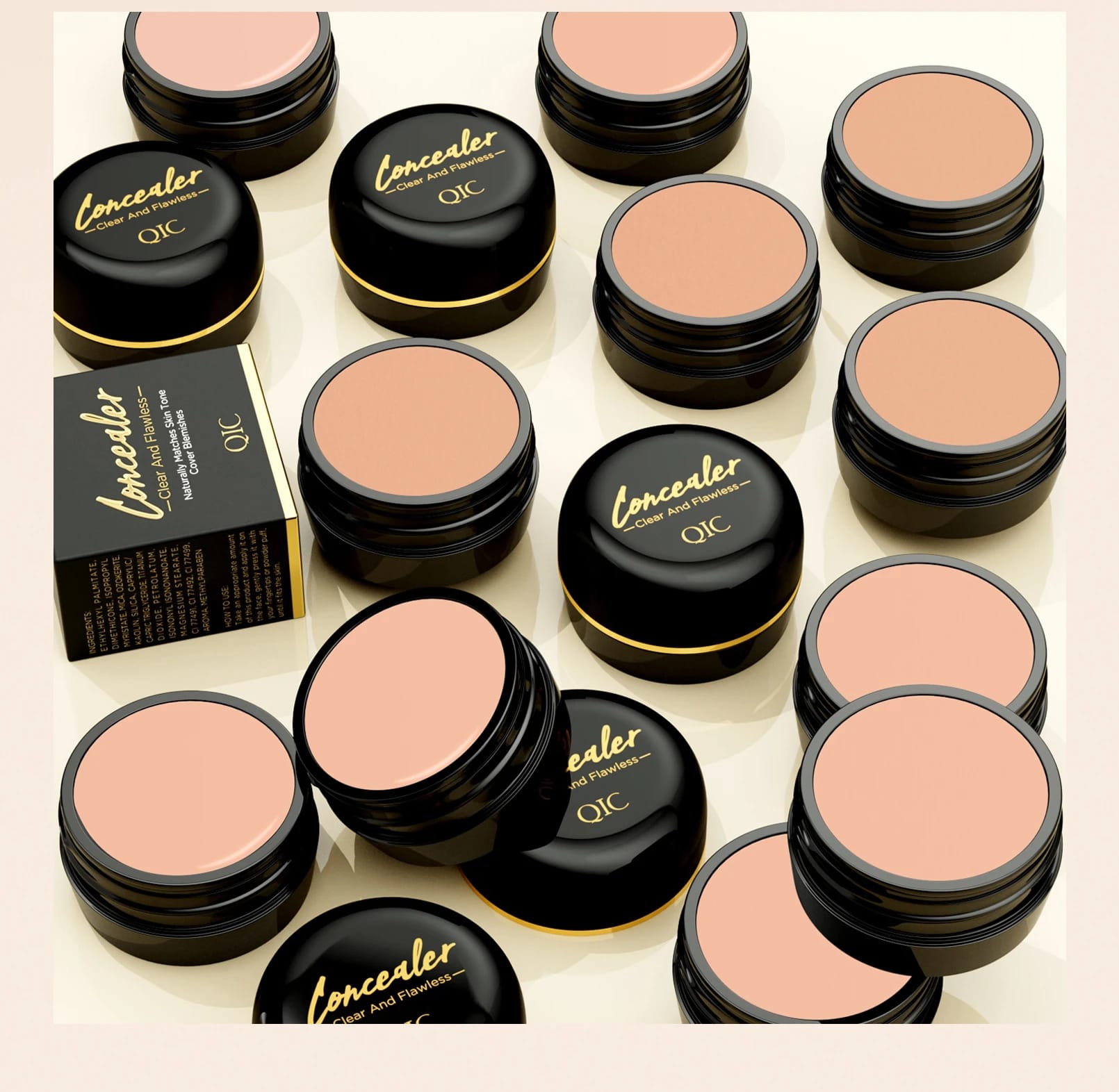 Waterproof Full Coverage Concealer for Tattoos, Scars - Natural Finish Foundation for All Skin Tones & Types Waterproof Full Coverage Concealer for Tattoos, Scars - Natural Finish Foundation for All Skin Tones & Types