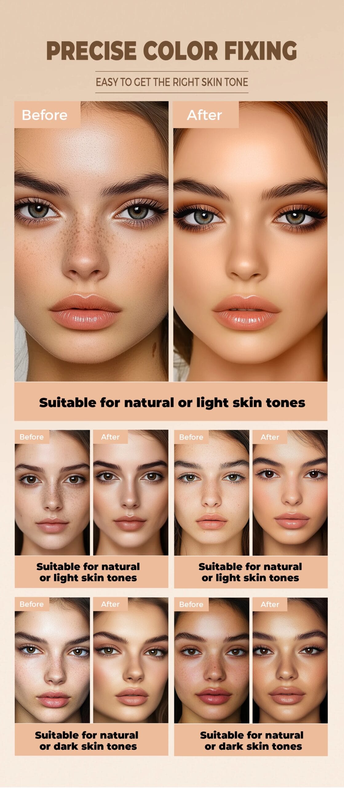 Waterproof Full Coverage Concealer for Tattoos, Scars - Natural Finish Foundation for All Skin Tones & Types Waterproof Full Coverage Concealer for Tattoos, Scars - Natural Finish Foundation for All Skin Tones & Types