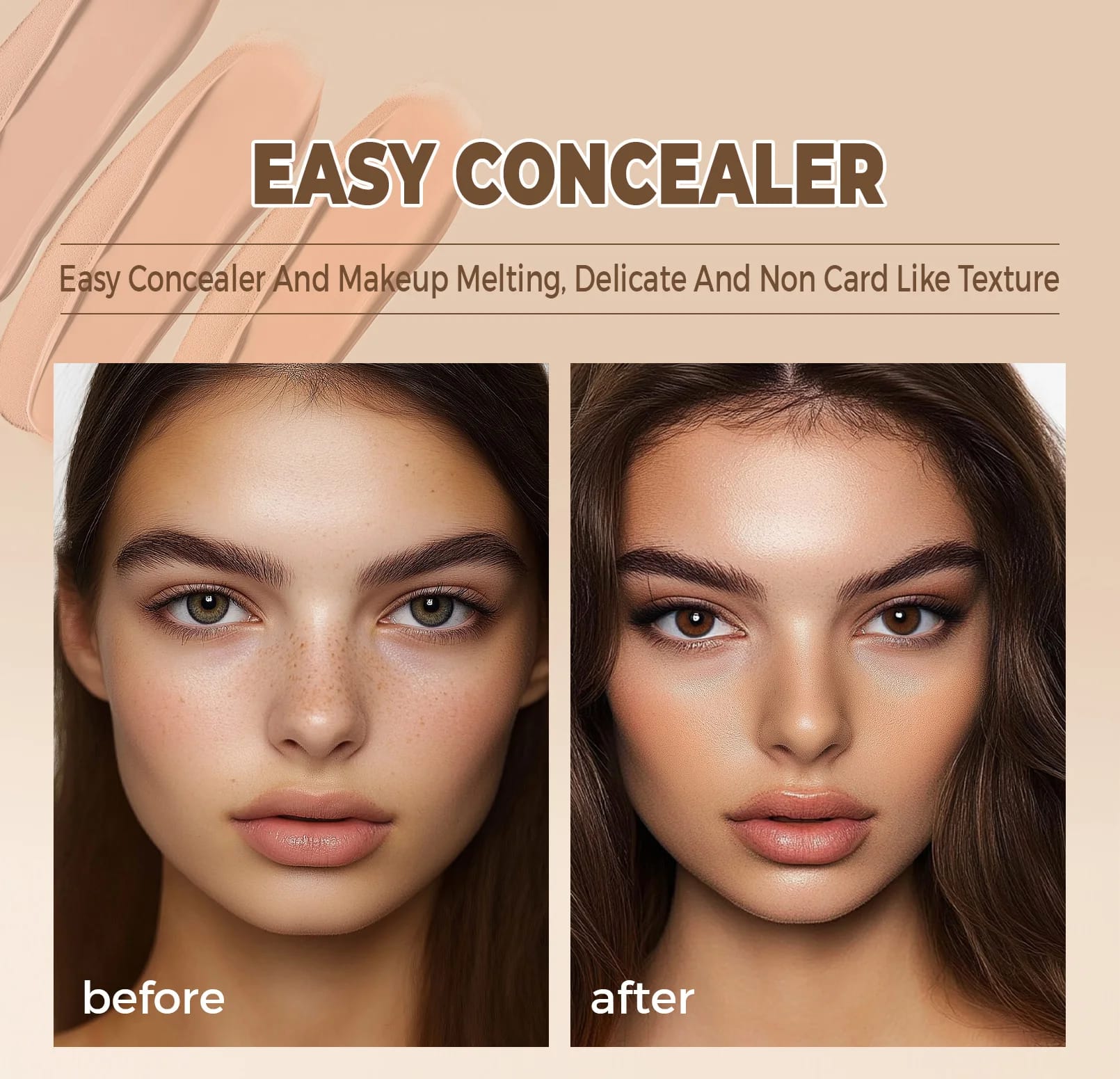 Waterproof Full Coverage Concealer for Tattoos, Scars - Natural Finish Foundation for All Skin Tones & Types Waterproof Full Coverage Concealer for Tattoos, Scars - Natural Finish Foundation for All Skin Tones & Types