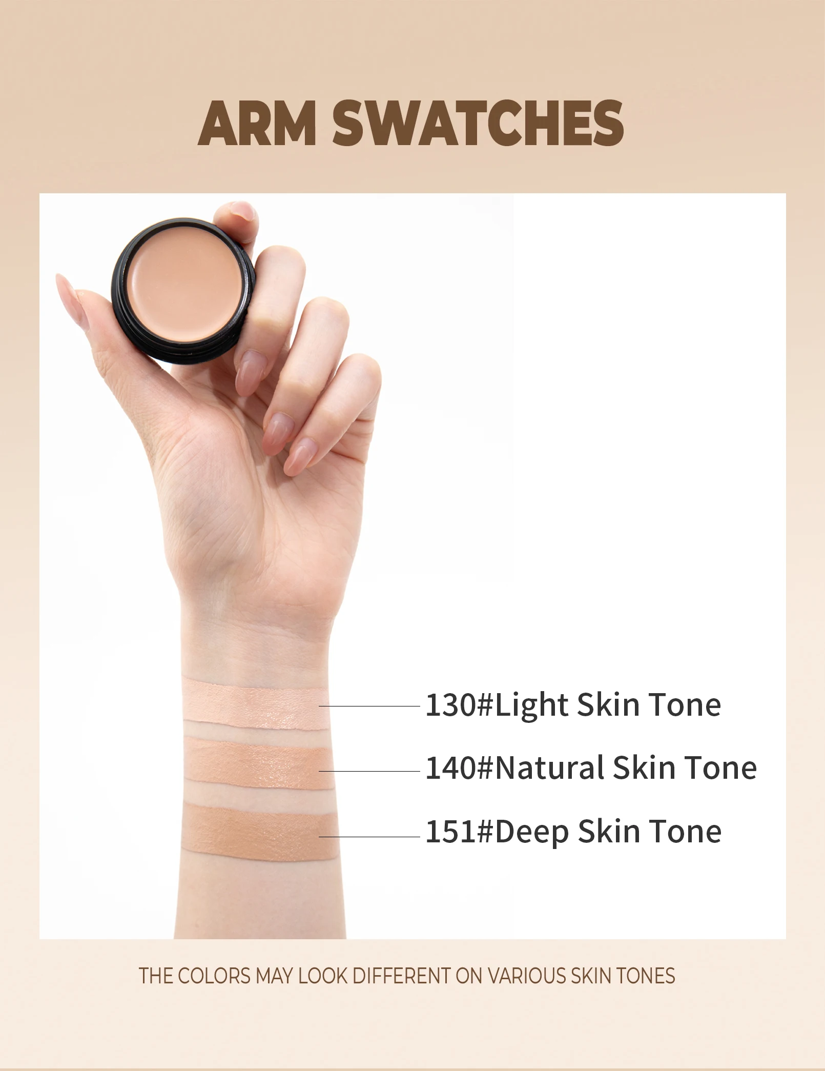 Waterproof Full Coverage Concealer for Tattoos, Scars - Natural Finish Foundation for All Skin Tones & Types Waterproof Full Coverage Concealer for Tattoos, Scars - Natural Finish Foundation for All Skin Tones & Types