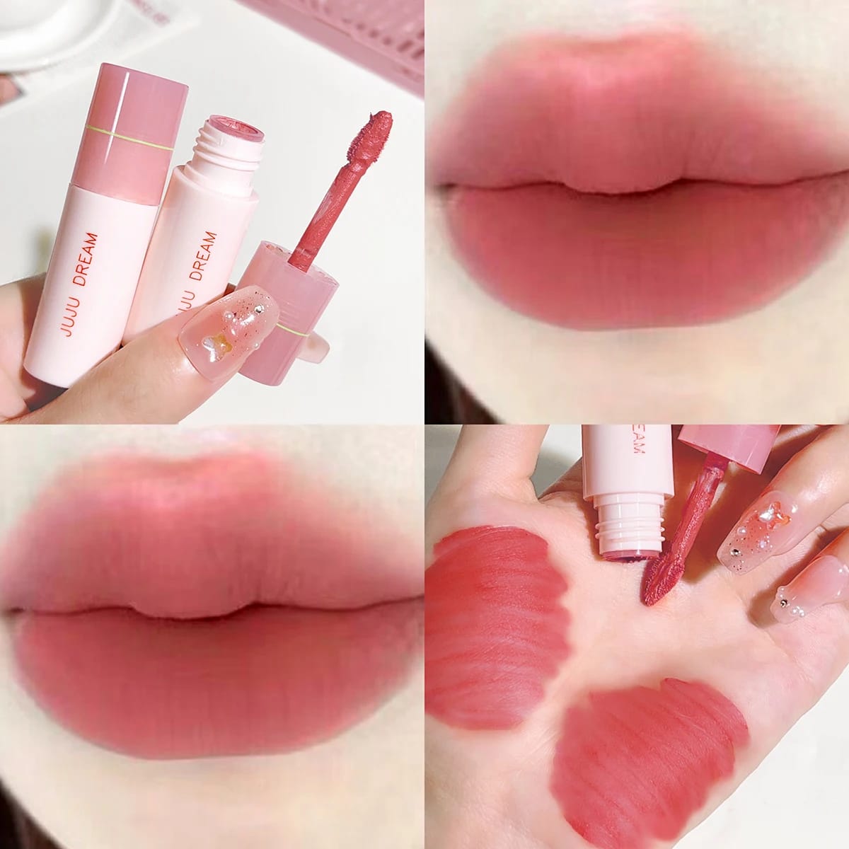 Soft mist milk coffee small milk tube lip glaze air-sensitive white mist velvet matte lip glaze lipstick Soft mist milk coffee small milk tube lip glaze air-sensitive white mist velvet matte lip glaze lipstick