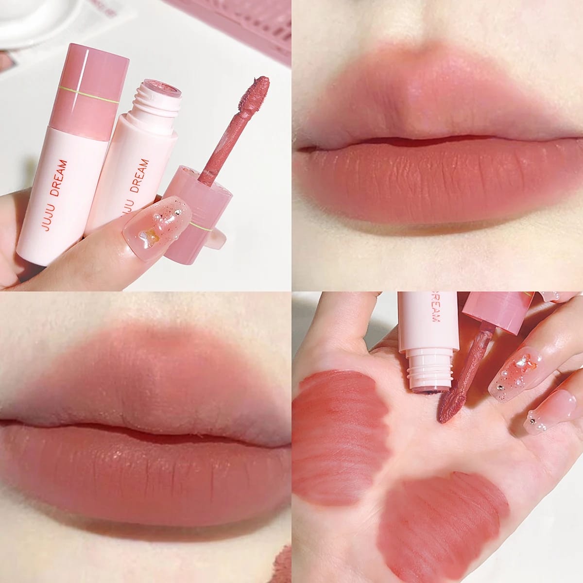 Soft mist milk coffee small milk tube lip glaze air-sensitive white mist velvet matte lip glaze lipstick Soft mist milk coffee small milk tube lip glaze air-sensitive white mist velvet matte lip glaze lipstick