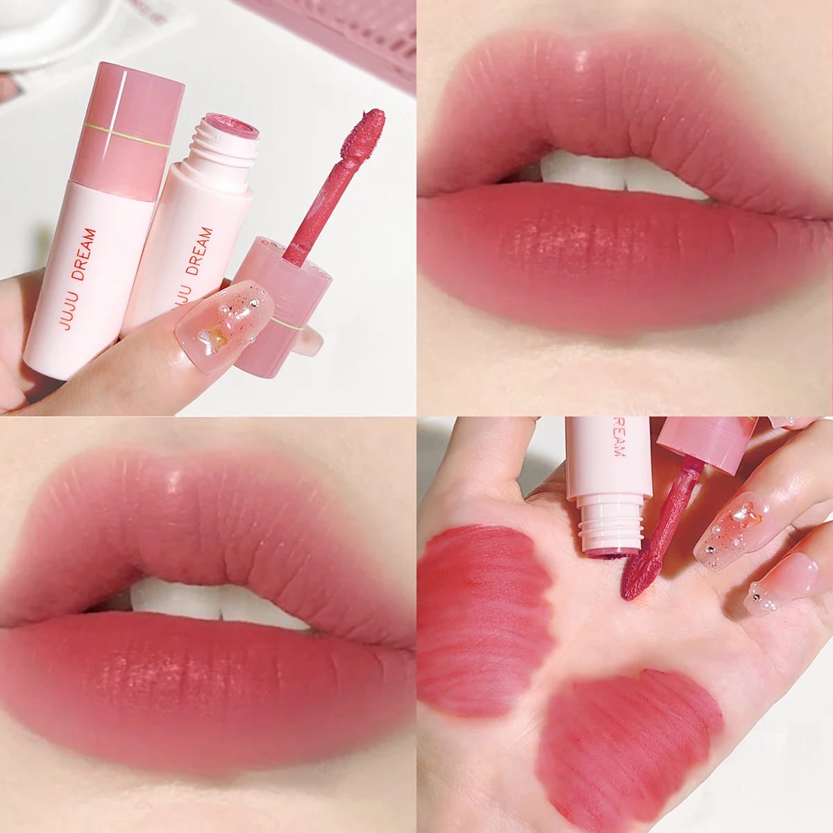 Soft mist milk coffee small milk tube lip glaze air-sensitive white mist velvet matte lip glaze lipstick Soft mist milk coffee small milk tube lip glaze air-sensitive white mist velvet matte lip glaze lipstick