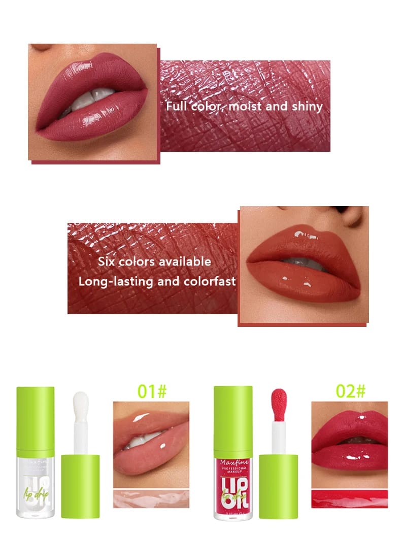 6-tone moisturizing lip gloss luminous oil lip gloss, moisturizing transparent liquid lip gloss, natural lip enhancer, make lips 6-tone moisturizing lip gloss luminous oil lip gloss, moisturizing transparent liquid lip gloss, natural lip enhancer, make lips