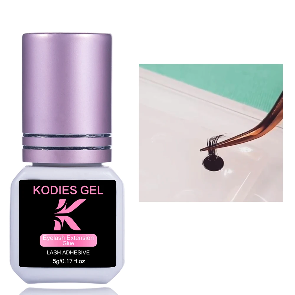 KODIES GEL Extra Strong Eyelash Glue - Fast Drying and Waterproof, 5g - Image 3