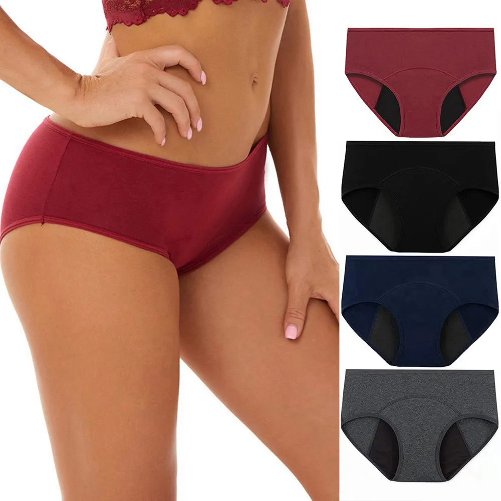 Very Abundant Menstrual Panties Woman Breathable Women's cotton briefs Low Waist Physiological Period Underwear For Women Very Abundant Menstrual Panties Woman Breathable Women's cotton briefs Low Waist Physiological Period Underwear For Women