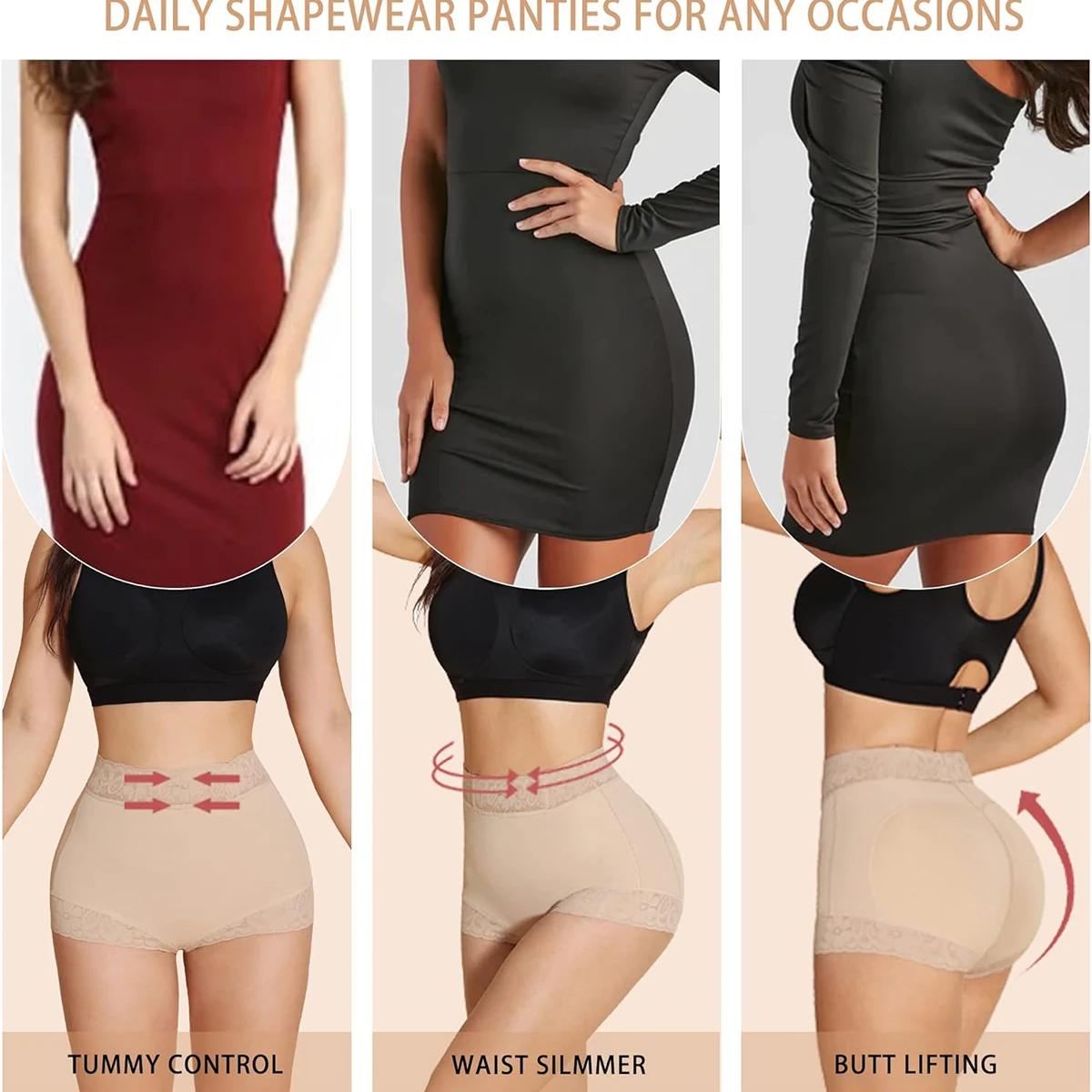 fajas colombianas tummy control butt lifter body shapewear women slimming girdle body shaper waist trainer high waist flat belly