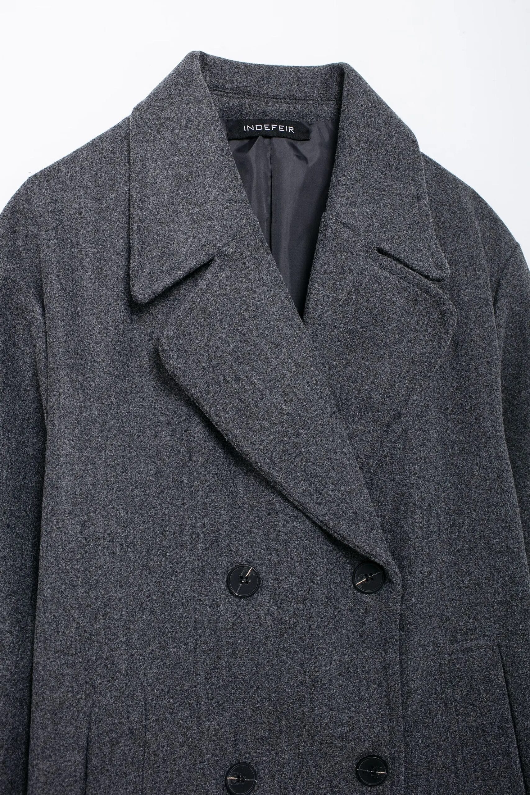 TRAFZA Abrigo de invierno para mujer 2024, cárdigan largo cruzado con solapa sólida, top de mujer, bolsillo, ropa de calle, novedad en abrigo exterior para mujer TRAFZA Abrigo de invierno para mujer 2024, cárdigan largo cruzado con solapa sólida, top de mujer, bolsillo, ropa de calle, novedad en abrigo exterior para mujer