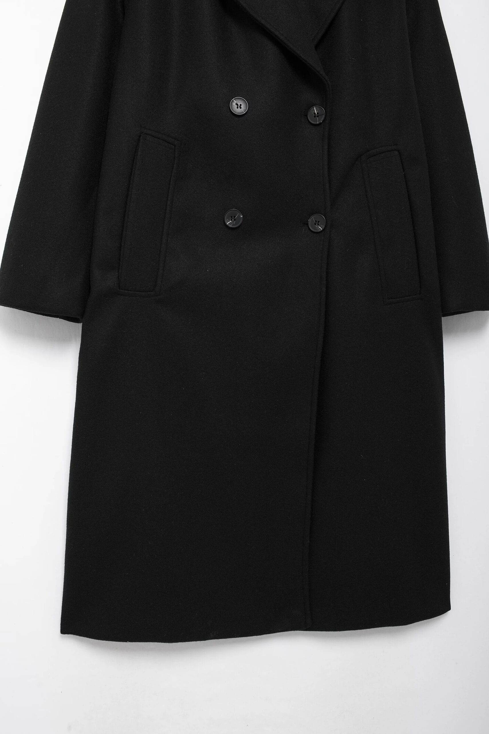 TRAFZA Abrigo de invierno para mujer 2024, cárdigan largo cruzado con solapa sólida, top de mujer, bolsillo, ropa de calle, novedad en abrigo exterior para mujer TRAFZA Abrigo de invierno para mujer 2024, cárdigan largo cruzado con solapa sólida, top de mujer, bolsillo, ropa de calle, novedad en abrigo exterior para mujer