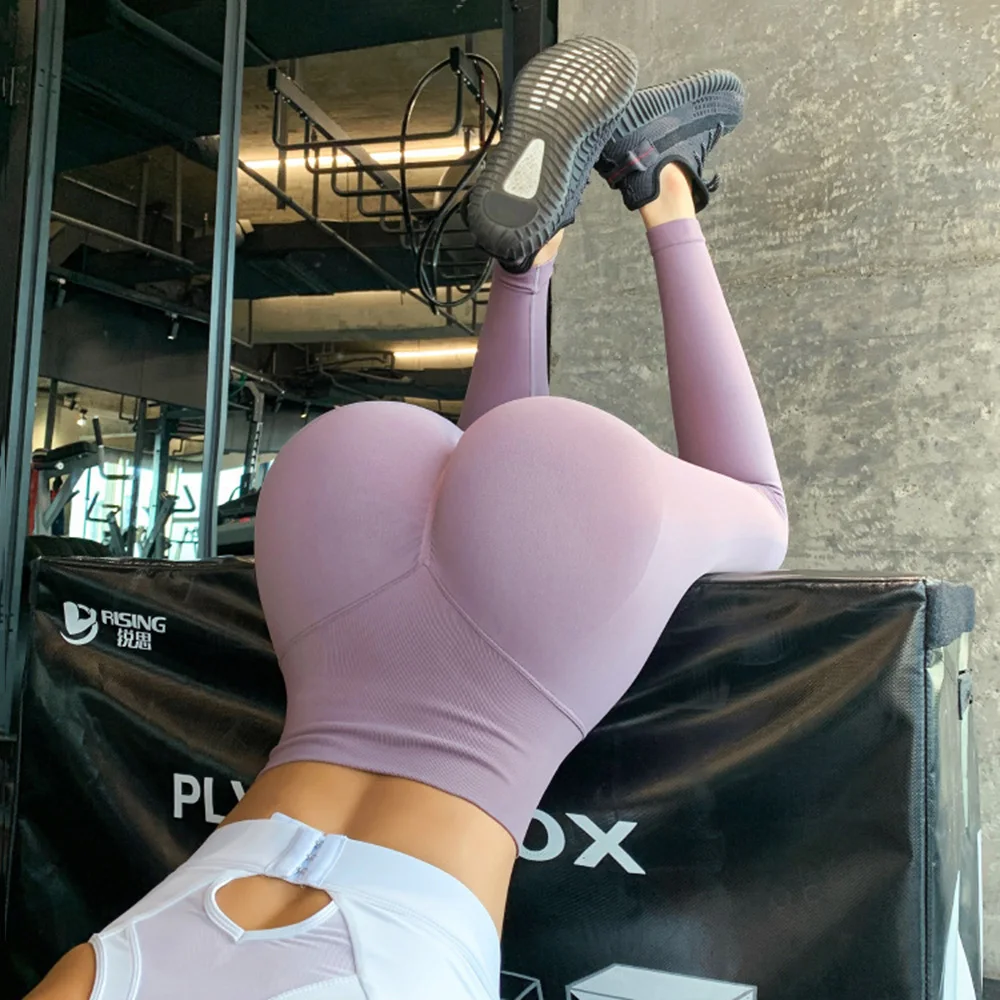 Push Up Sports Leggings - High Waist, Abdominal Control and Lifting Effect