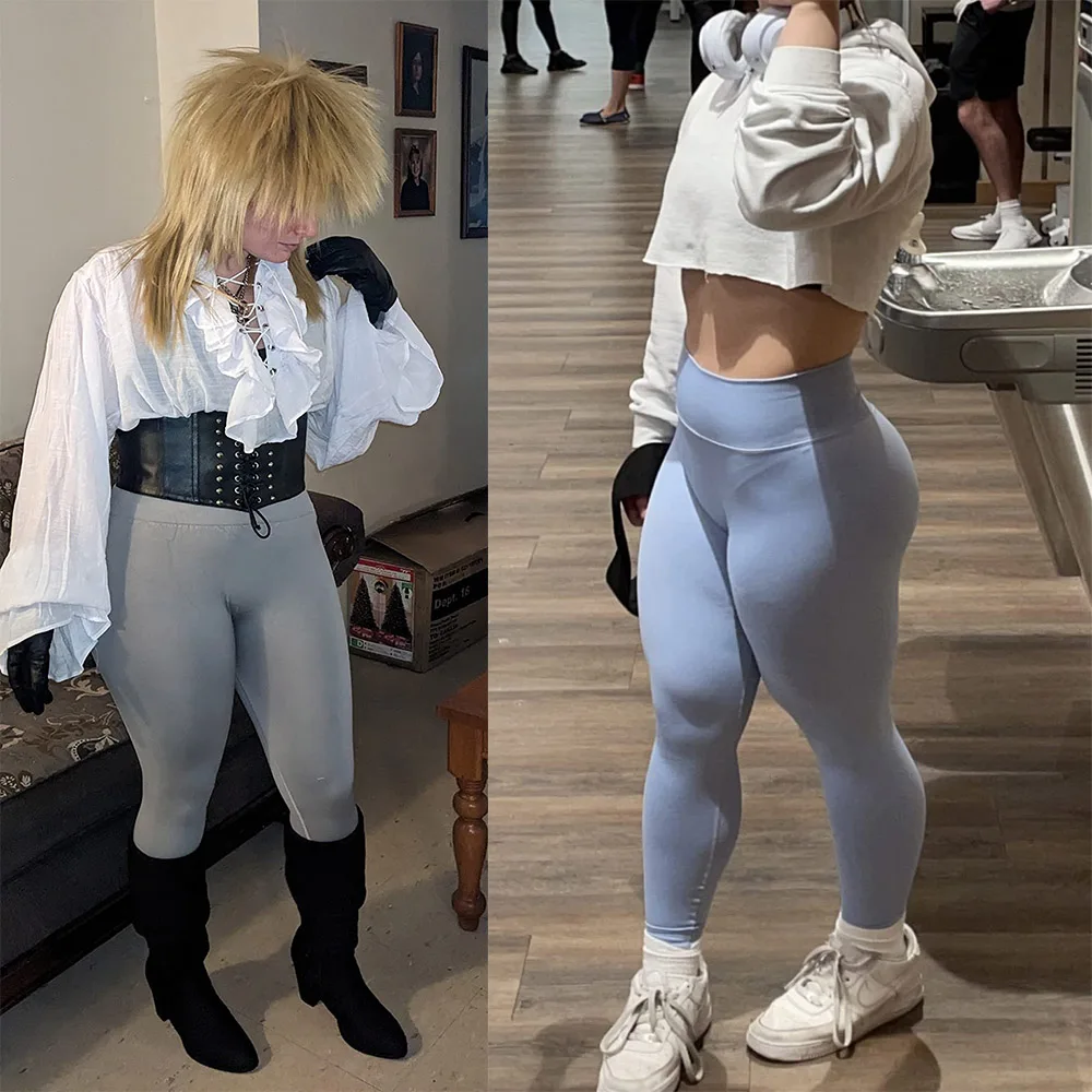 Push Up Sports Leggings - High Waist, Abdominal Control and Lifting Effect - Image 2