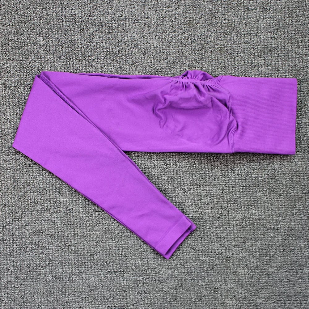 Push Up Sports Leggings - High Waist, Abdominal Control and Lifting Effect - Image 5