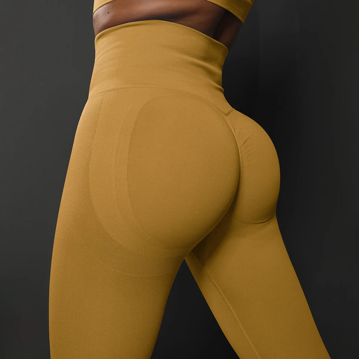 Leggings de yoga de cintura alta para mujer, leggings deportivos sin costuras con efecto push up, pantalones de yoga para correr, levantamiento de cadera, leggings de gimnasio altamente elásticos