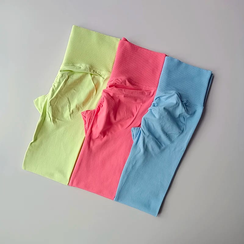 Leggings de yoga de cintura alta para mujer, leggings deportivos sin costuras con efecto push up, pantalones de yoga para correr, levantamiento de cadera, leggings de gimnasio altamente elásticos
