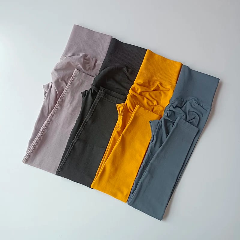 Leggings de yoga de cintura alta para mujer, leggings deportivos sin costuras con efecto push up, pantalones de yoga para correr, levantamiento de cadera, leggings de gimnasio altamente elásticos