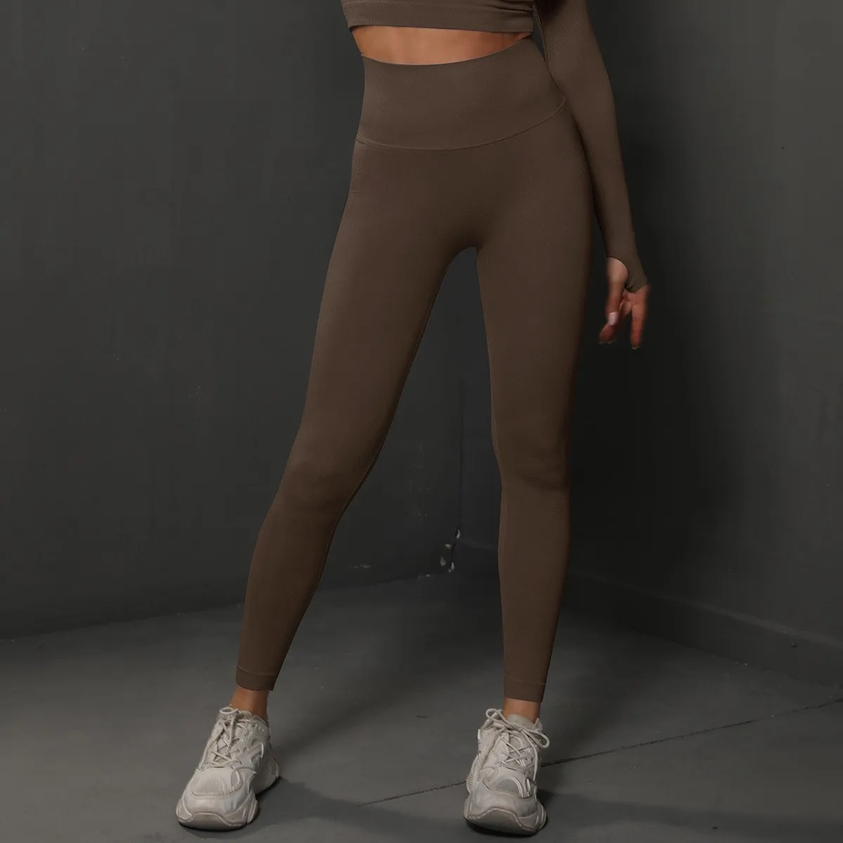 Leggings de yoga de cintura alta para mujer, leggings deportivos sin costuras con efecto push up, pantalones de yoga para correr, levantamiento de cadera, leggings de gimnasio altamente elásticos