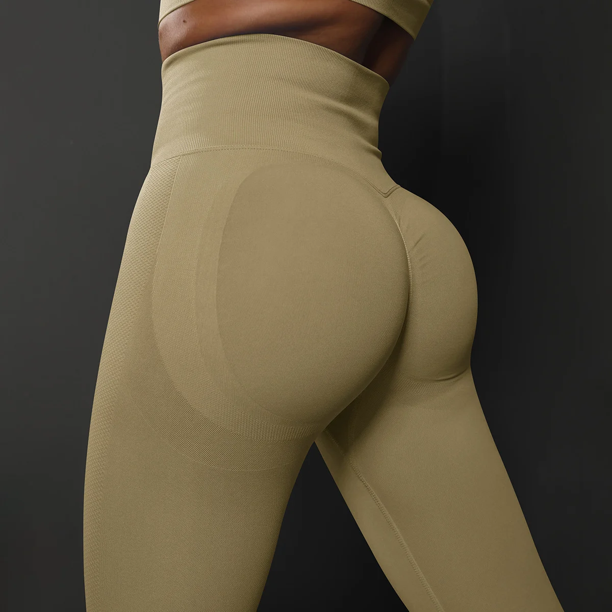 Leggings de yoga de cintura alta para mujer, leggings deportivos sin costuras con efecto push up, pantalones de yoga para correr, levantamiento de cadera, leggings de gimnasio altamente elásticos