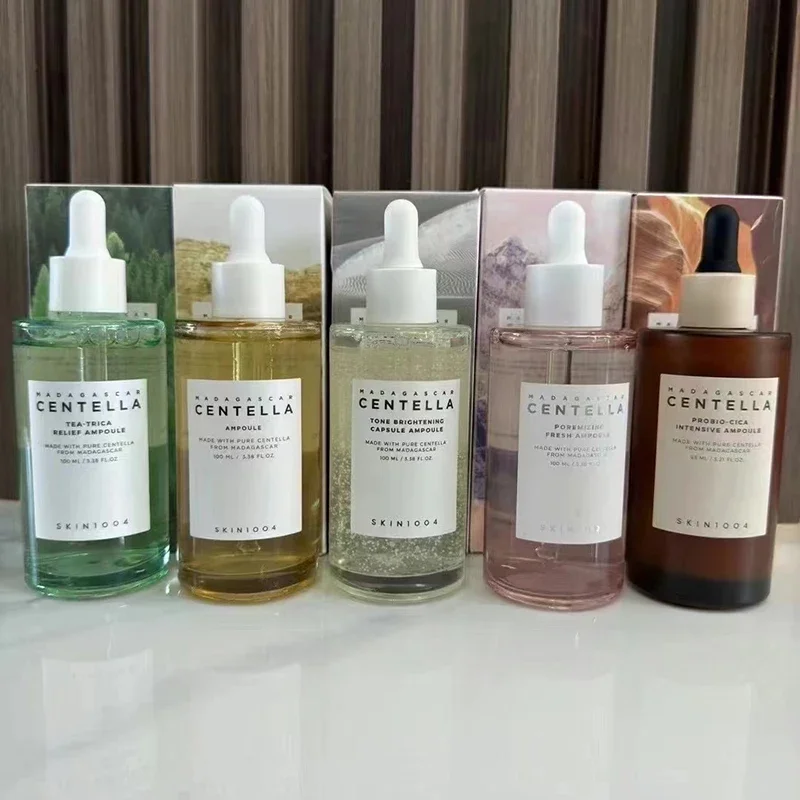 100 ml de esencia de centella asiática, suero facial iluminador, calmante e hidratante, cápsula iluminadora, solución diaria para el cuidado de la piel 100 ml de esencia de centella asiática, suero facial iluminador, calmante e hidratante, cápsula iluminadora, solución diaria para el cuidado de la piel