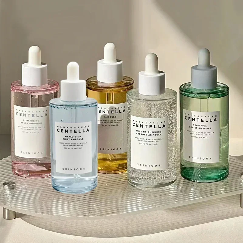 100 ml de esencia de centella asiática, suero facial iluminador, calmante e hidratante, cápsula iluminadora, solución diaria para el cuidado de la piel 100 ml de esencia de centella asiática, suero facial iluminador, calmante e hidratante, cápsula iluminadora, solución diaria para el cuidado de la piel
