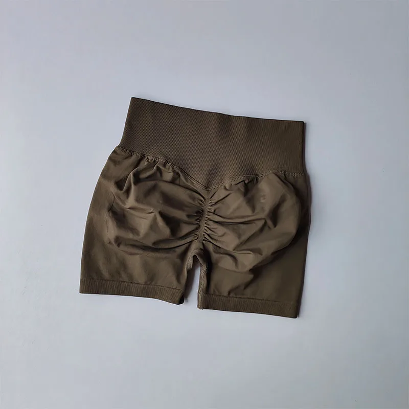 Pantalones cortos deportivos Peach Hip Lifting para mujer, cintura alta y adelgazantes, para correr, secado rápido, pantalones ajustados de tres puntos Pantalones cortos deportivos Peach Hip Lifting para mujer, cintura alta y adelgazantes, para correr, secado rápido, pantalones ajustados de tres puntos