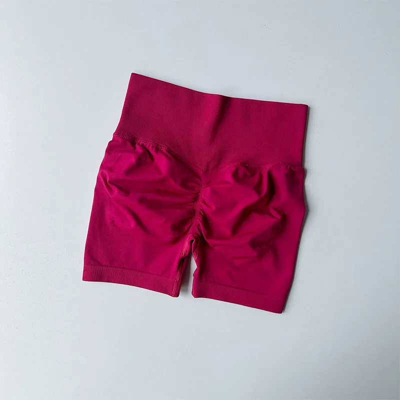 Pantalones cortos deportivos Peach Hip Lifting para mujer, cintura alta y adelgazantes, para correr, secado rápido, pantalones ajustados de tres puntos Pantalones cortos deportivos Peach Hip Lifting para mujer, cintura alta y adelgazantes, para correr, secado rápido, pantalones ajustados de tres puntos