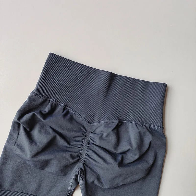 Pantalones cortos deportivos Peach Hip Lifting para mujer, cintura alta y adelgazantes, para correr, secado rápido, pantalones ajustados de tres puntos Pantalones cortos deportivos Peach Hip Lifting para mujer, cintura alta y adelgazantes, para correr, secado rápido, pantalones ajustados de tres puntos