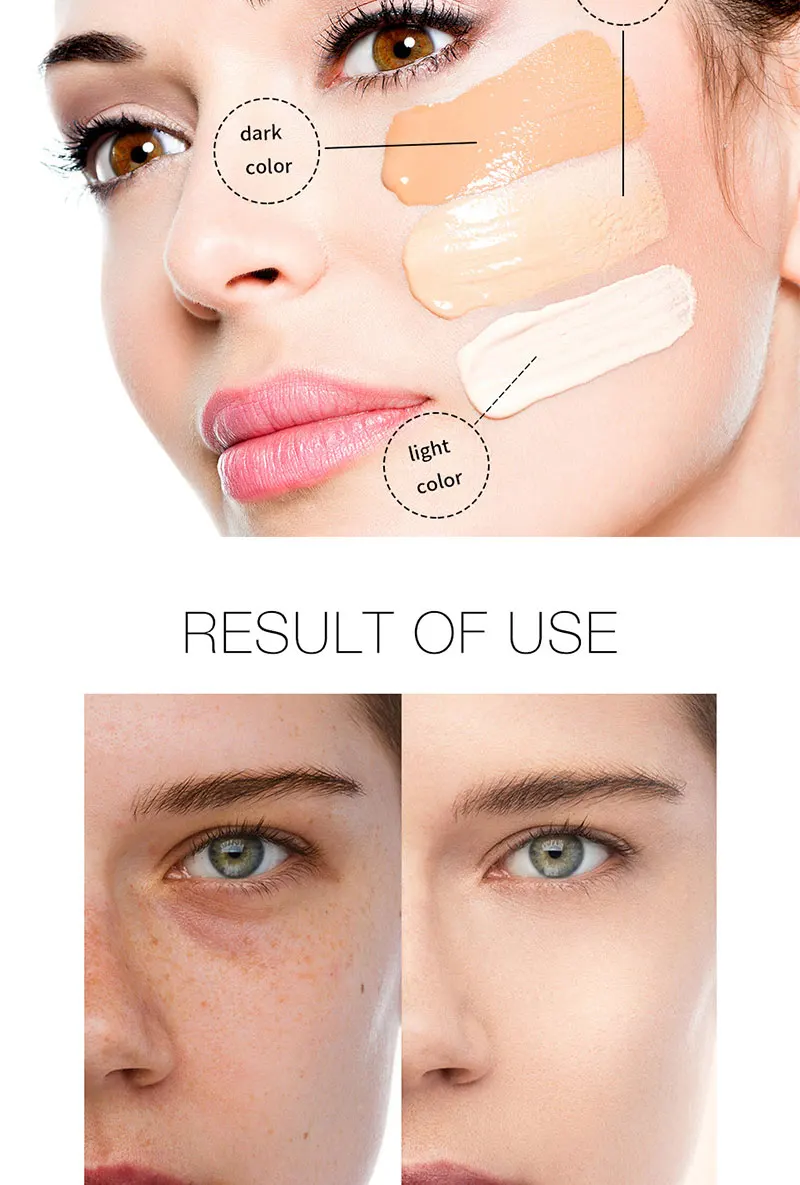 Liquid foundation naturally covers flaws without sticking powder, plain face cream, transparent foundation, conceals blemishes Liquid foundation naturally covers flaws without sticking powder, plain face cream, transparent foundation, conceals blemishes