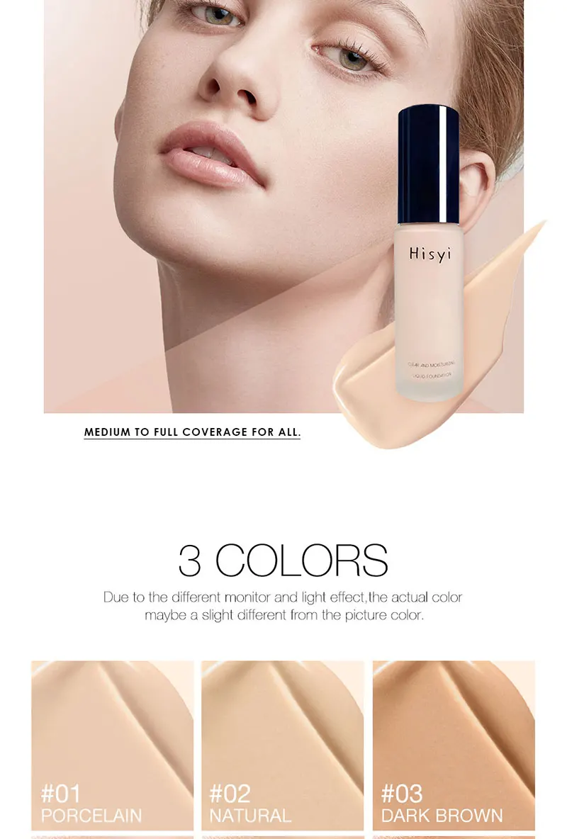 Liquid foundation naturally covers flaws without sticking powder, plain face cream, transparent foundation, conceals blemishes Liquid foundation naturally covers flaws without sticking powder, plain face cream, transparent foundation, conceals blemishes
