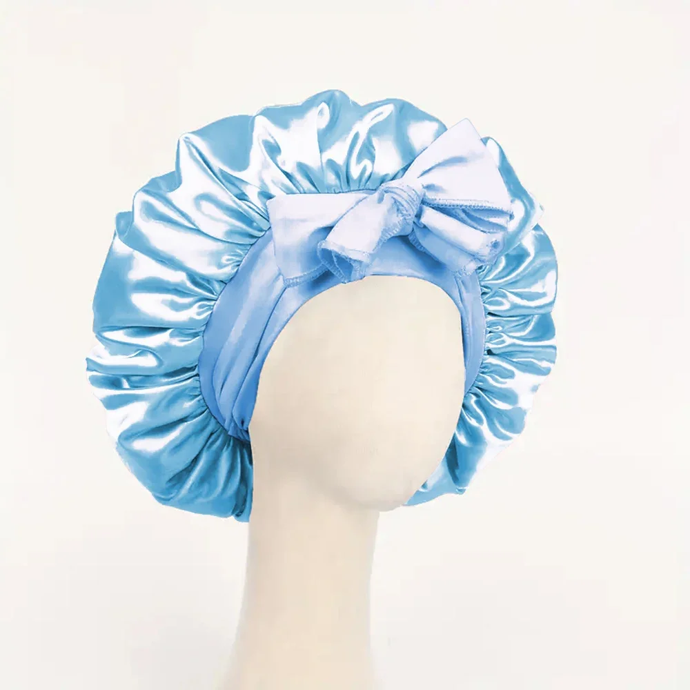 Satin Bonnet Silk Bonnet Adjustable Bonne For Sleeping Hair Bonnet With Tie Band Bonnets For Women Men Satin Bonnet Silk Bonnet Adjustable Bonne For Sleeping Hair Bonnet With Tie Band Bonnets For Women Men